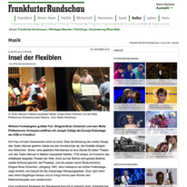 Europa-Kulturtage
Frankfurter Rundschau
20.10.2015